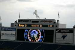 That night, we headed to Mile High Stadium to watch the Colorado Rapids play soccer