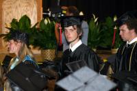The graduates process into their seats
