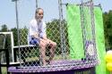 Allison in the dunk tank