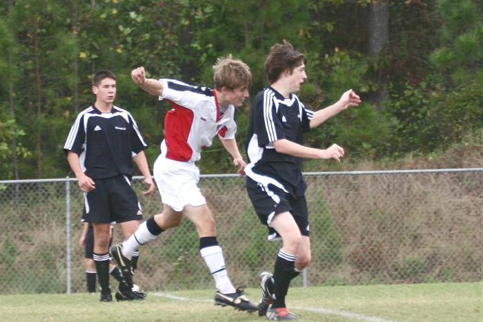 Cam shoots in the first goal