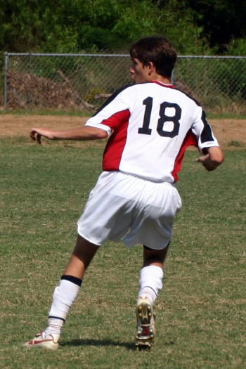 Harrison shoots what he thinks is Goal 1