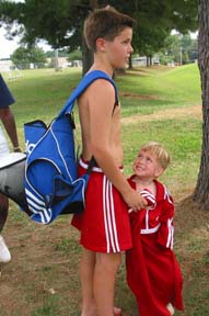 Chancey (with Mark's brother Rylan)