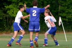 Ben and Russ celebrate Goal 2