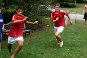 We hung out at Jad's house between games (click any image for a larger view)