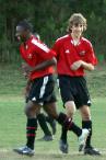 Celebrating a goal