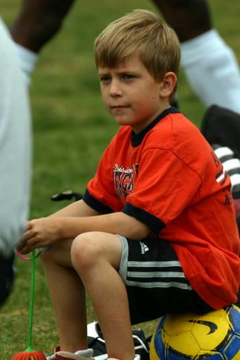 Rylan guards the ball