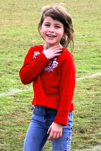 Hope flashing her million-dollar smile