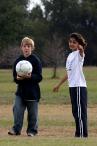 Jacob and Adam on the sidelines