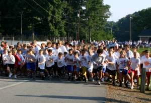 And they're off
