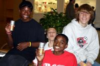 Games rained out, so we went to the Mall