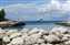 View of the Azamara Quest from Coco Cay
