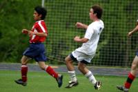 Brad shoots and scores - Goal 1