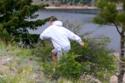John explores the scene - - click any image for a larger view