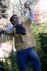 John goes for a catch