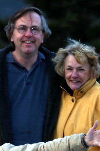 Frank poses with his Mom