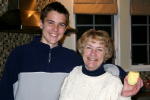 John and Nana in the kitchen