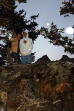 Drew and John atop a scenic overlook