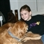 Marie quickly gets reacquainted with the dogs