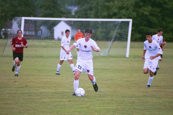 Silverbacks Super Y U17 team in a 2004 game against Beach FC as U16s